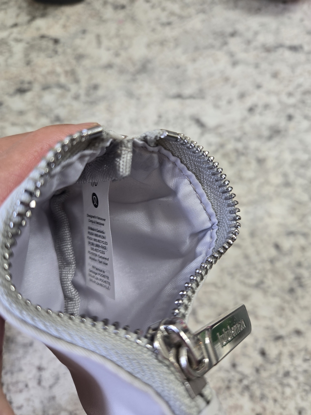 lululemon Dual Pouch Wristlet Gray - Picture 8 of 8